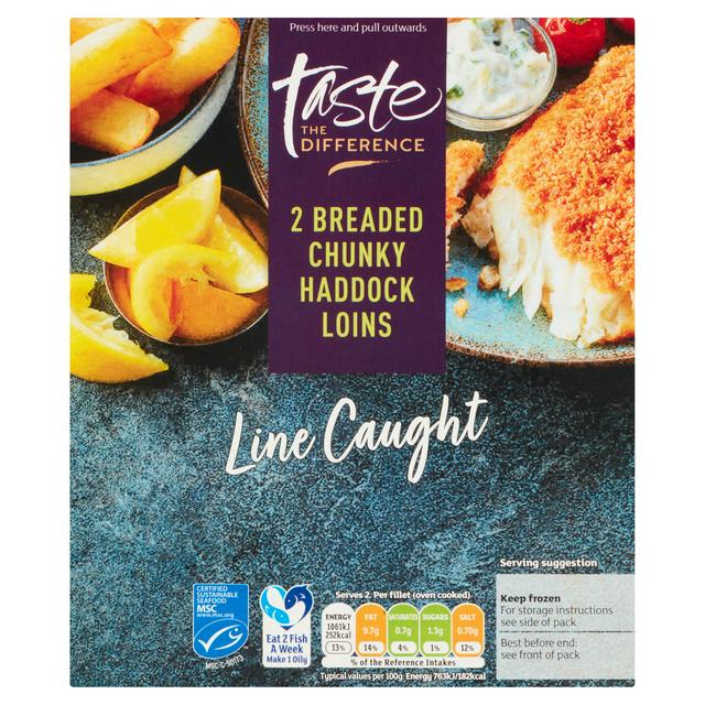 Sainsbury's Breaded Chunky Haddock, Taste the Difference x2 300g