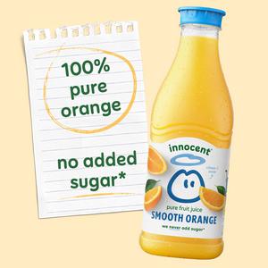 Innocent Pure Orange Juice Smooth 900ml - gallery image 3