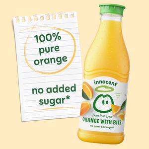 innocent Pure Orange Juice with Bits 900ml - gallery image 3