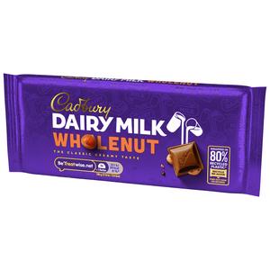 Cadbury Dairy Milk Wholenut Chocolate Bar 120g - gallery image 3