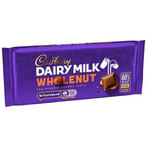 Cadbury Dairy Milk Wholenut Chocolate Bar 120g - gallery image 4