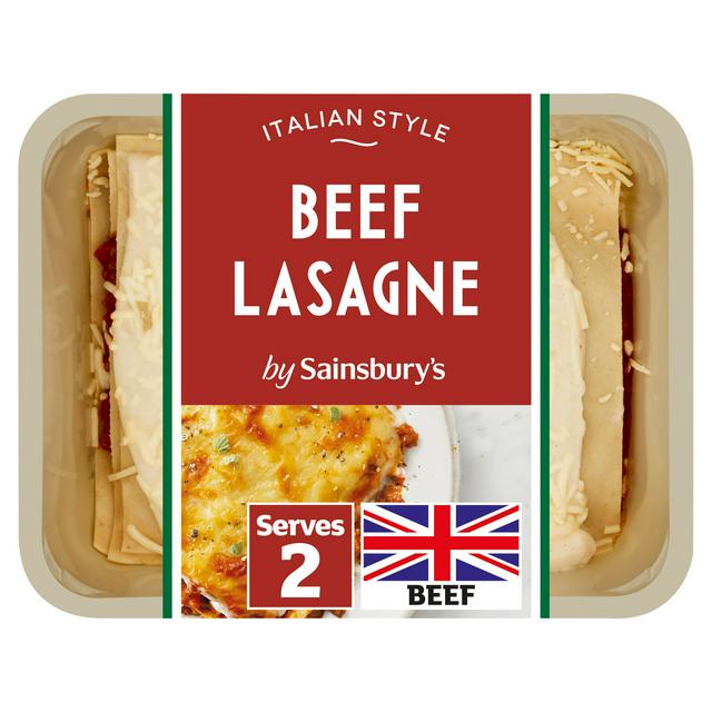 Sainsbury's Beef Lasagne Ready Meal For 2 750g | Sainsbury's
