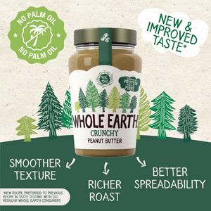 Whole Earth Crunchy Peanut Butter 454g - gallery image 3