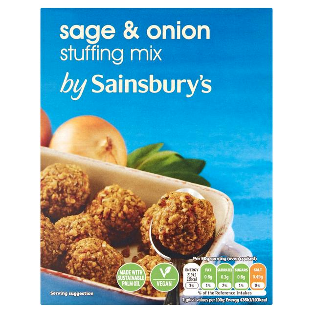 Sainsburys Sage & Onion Stuffing Mix 170g