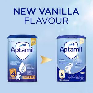 Aptamil 4 x Vanilla Flavoured 2+ Years Toddler Milk Formula Powder 800g - gallery image 3