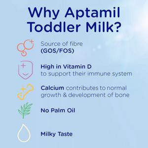 Aptamil 4 x Vanilla Flavoured 2+ Years Toddler Milk Formula Powder 800g - gallery image 4