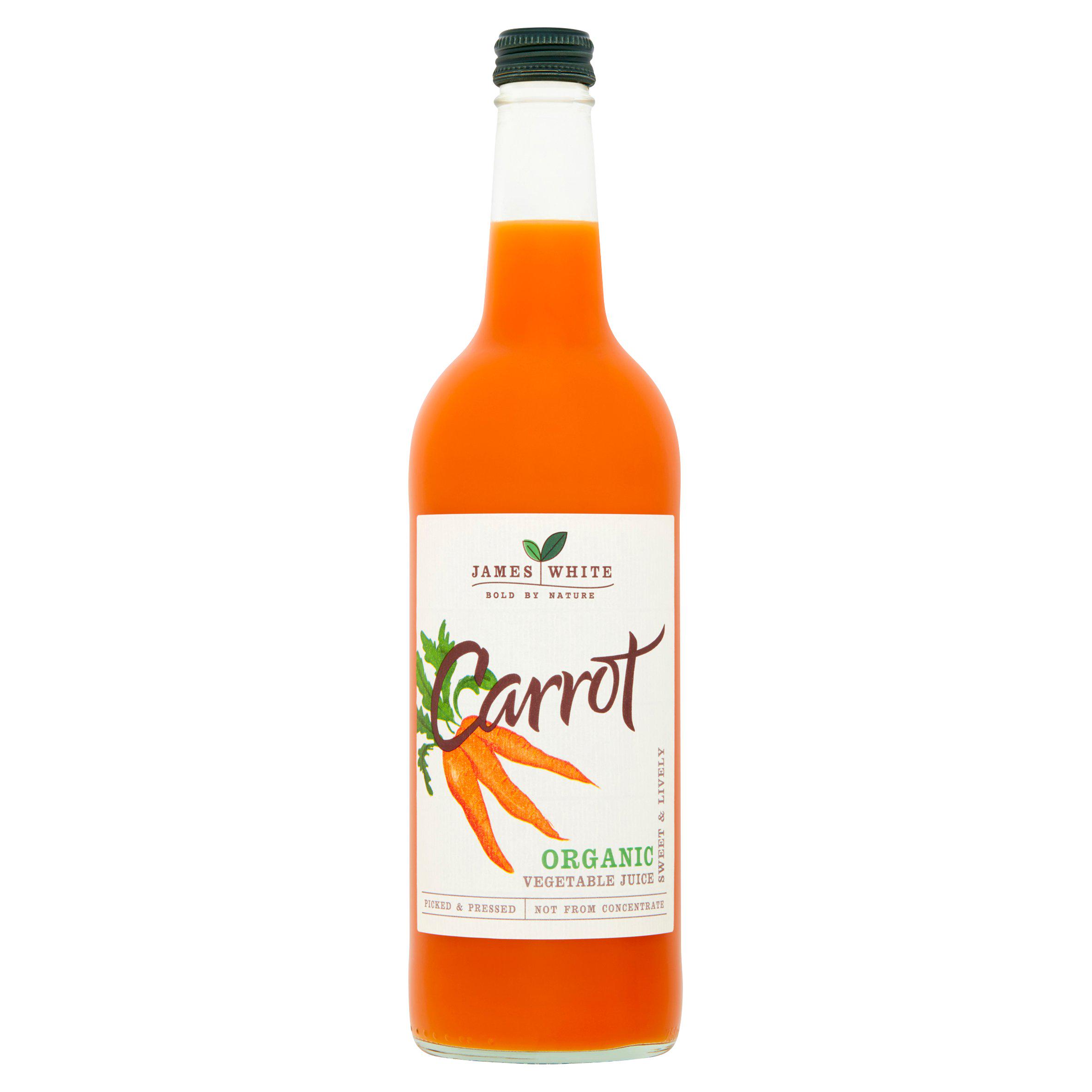James White Organic Carrot Juice with Lemon 750ml