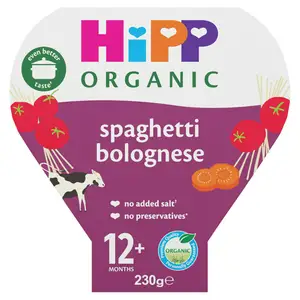 HiPP Organic Spaghetti Bolognese Toddler Tray Meal 12+ Months 230g