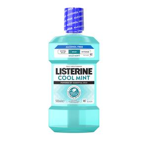 Listerine Essentials Milder Taste Cool Mint Mouthwash 500ml - gallery image 3