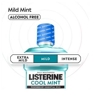 Listerine Essentials Milder Taste Cool Mint Mouthwash 500ml - gallery image 6