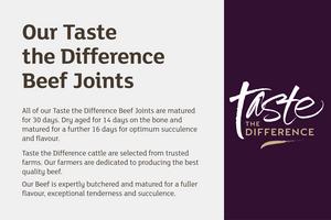 Sainsbury's 30 Days Matured British Beef Roasting Joint, Taste the Difference (Approx. 1.4kg) - gallery image 4