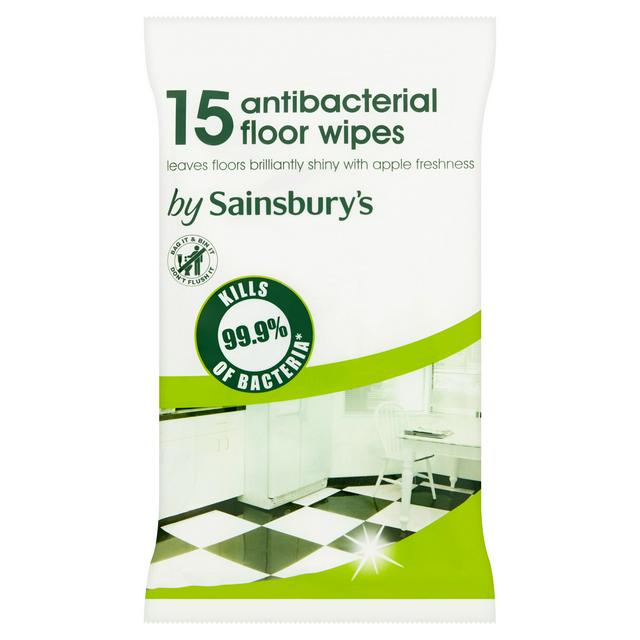Sainsbury S Antibacterial Floor Wipes X15 Sainsbury S