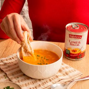 Baxters Favourites, Lentil & Bacon Soup 400g - gallery image 2