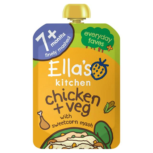 Ella's Kitchen Organic Chicken and Veg Baby Pouch 7+ Months 130g