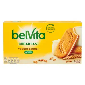 Belvita Breakfast Biscuits Yogurt Crunch Pack x5 253g