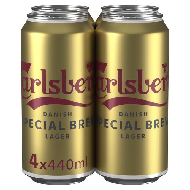 Carlsberg Special Brew Lager Beer Cans 4x440ml Sainsbury's