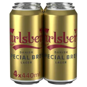 Carlsberg Special Brew Lager Beer Cans 4x440ml