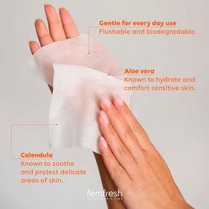 Femfresh Intimate Wipes, Pocket Size x10 - gallery image 5