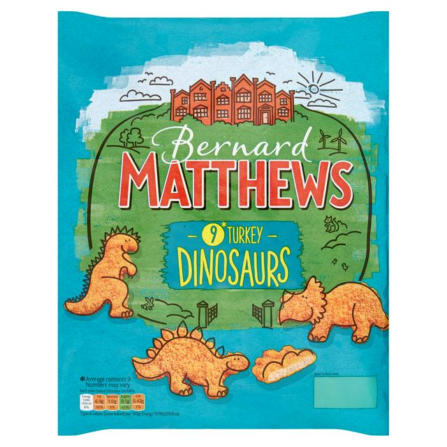 Bernard Matthews 9 Turkey Dinosaurs 450g