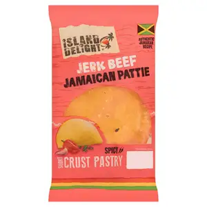 Island Delight Jerk Beef Pattie (Halal) 140g