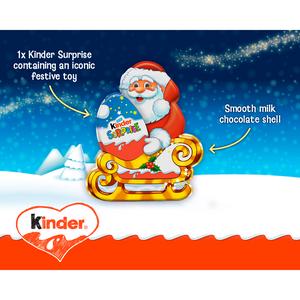 Kinder Surprise 75g Milk Chocolate Santa Christmas Gift With Toy - gallery image 3