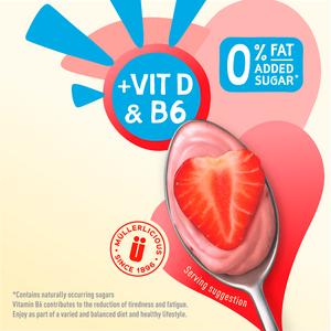 Müller Light Fat Free Strawberry Yogurt 160g - gallery image 2