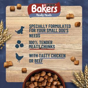 Bakers Meaty Meals Small Dog Beef Dry Dog Food 1kg - gallery image 5