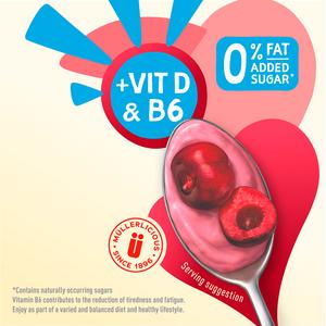 Müller Light Fat Free Cherry Yogurt 160g - gallery image 2