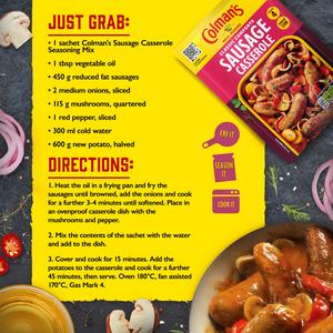 Colman's Recipe Mix Sausage Casserole 39g - gallery image 2