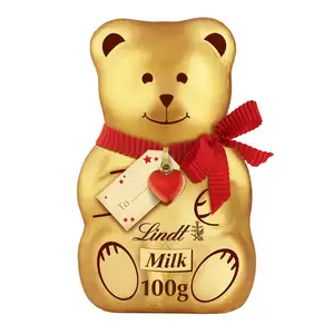 Lindt Teddy Milk Chocolate with Gift Tag 100g