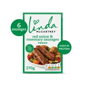 Linda McCartney Rosemary Vegetarian Sausages x6 270g