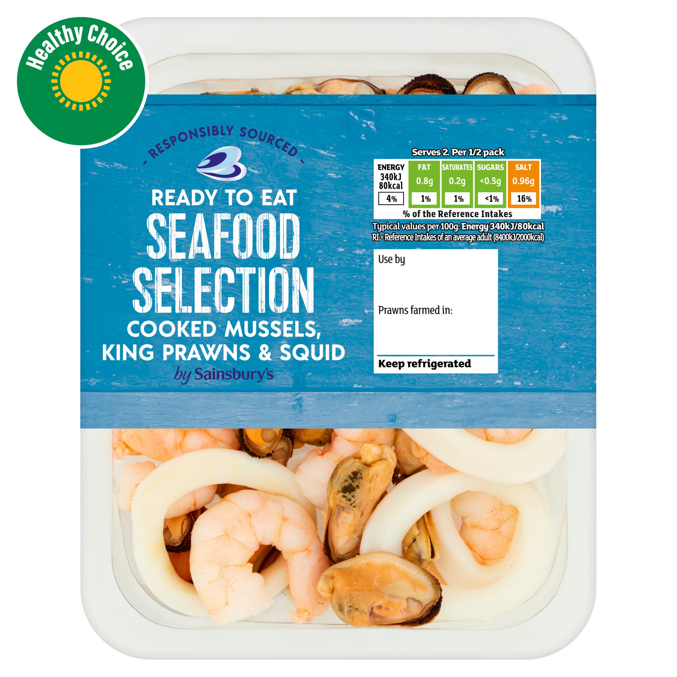 Sainsbury's Seafood Selection 200g (Ready to Eat)