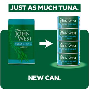 John West Tuna Chunks in Brine 4x125g (102g Drained) - gallery image 2