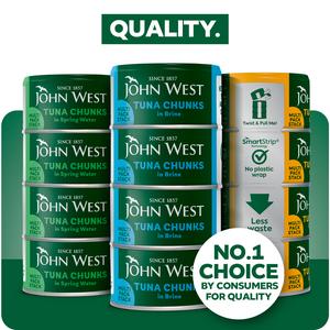 John West Tuna Chunks in Brine 4x125g (102g Drained) - gallery image 3