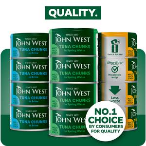 John West Tuna Chunks in Spring Water 4x125g (102g Drained) - gallery image 3