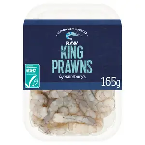 Sainsbury's Raw King Prawns ASC 165g