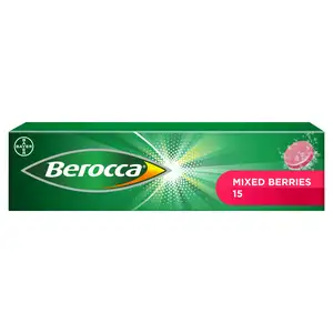 Berocca Mixed Berries Energy Vitamin Tablets x15