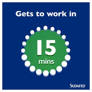 Sudafed Mucus Relief Triple Action Cold & Flu Tablets x16 - gallery image 3