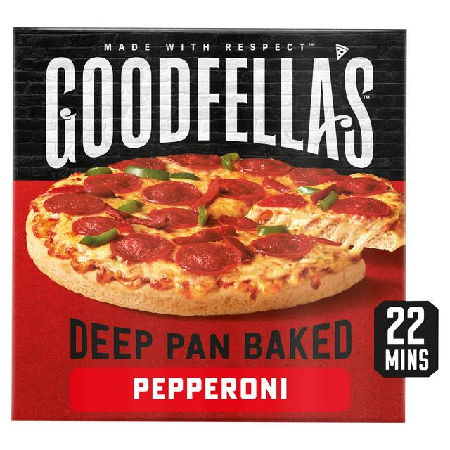 Goodfella's Deep Pan Loaded Pepperoni Pizza 411g