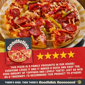 Goodfella's Deep Pan Baked Pepperoni Pizza 411g - gallery image 2