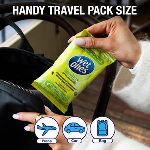 Wet Ones Be Zingy 12 x Anti-Bacterial Hand Wipes - gallery image 5