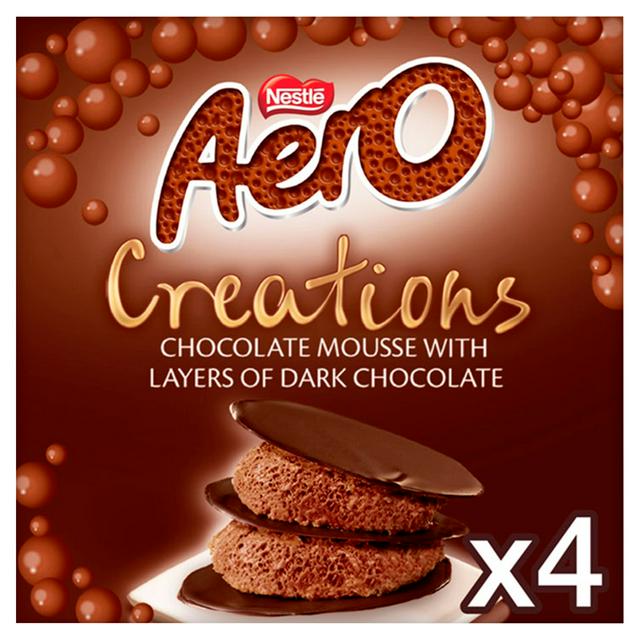 Aero Creations Mousse Milk Chocolate 4x57g