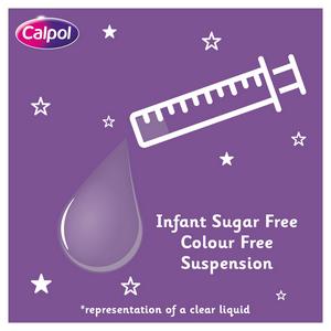 Calpol Infant Sugar & Colour-Free Paracetamol Oral Suspension 2+ Months 100ml - gallery image 2