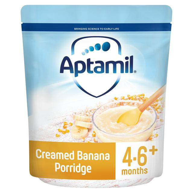 Aptamil Creamed Banana Porridge Baby Cereal 125g