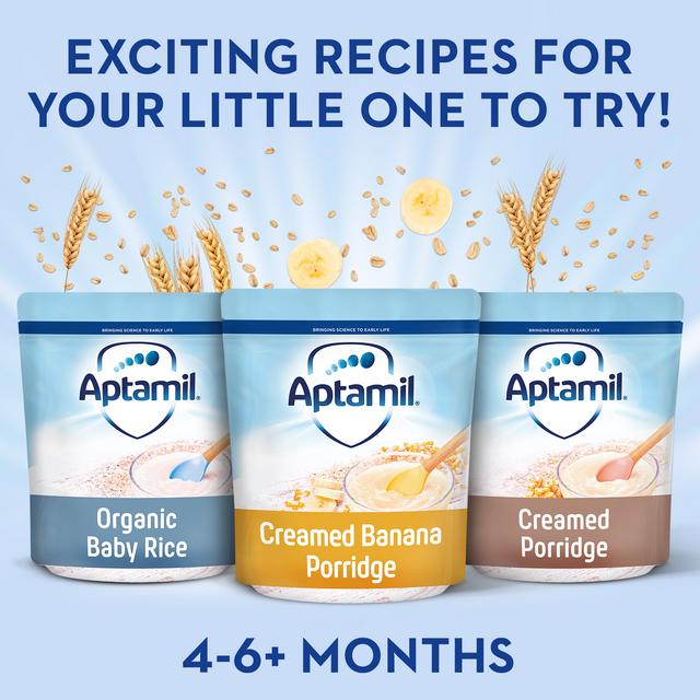 Aptamil creamed banana porridge baby sales cereal 125g