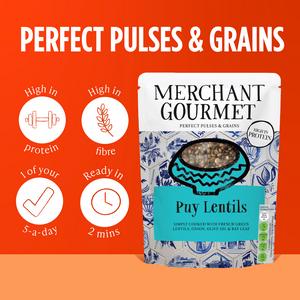 Merchant Gourmet Puy Lentils & French Green Lentils Simply Cooked 250g - gallery image 3
