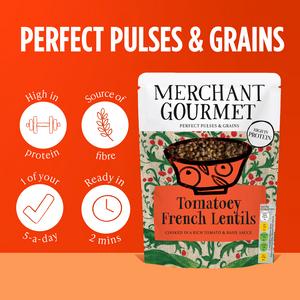 Merchant Gourmet Tomatoey French Puy & Green Lentils 250g - gallery image 3