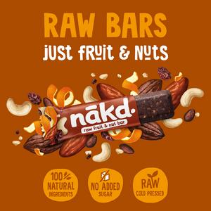 Nakd Cocoa Orange Fruit & Nut Bars 4x35g - gallery image 3