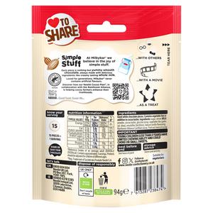 Milkybar White Chocolate Giant Buttons Sharing Bag 94g - gallery image 2