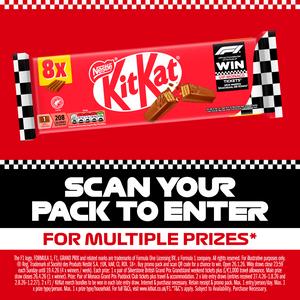 KitKat 4 Finger Milk Chocolate Biscuit Bar Multipack x8 332g - gallery image 3
